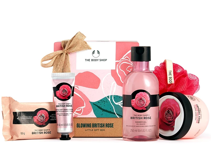 The Body Shop Glowing British Rose Little Gift Box