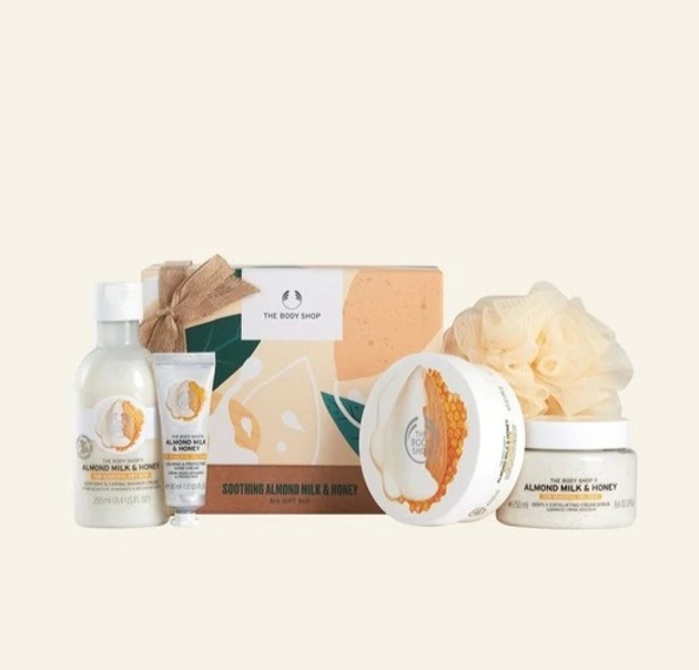 The Body Shop Almond Milk & Honey Big Gift Box