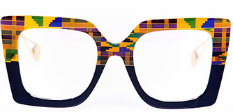 Tribal Eyes Kente Eye Glasses (Model: Badu)