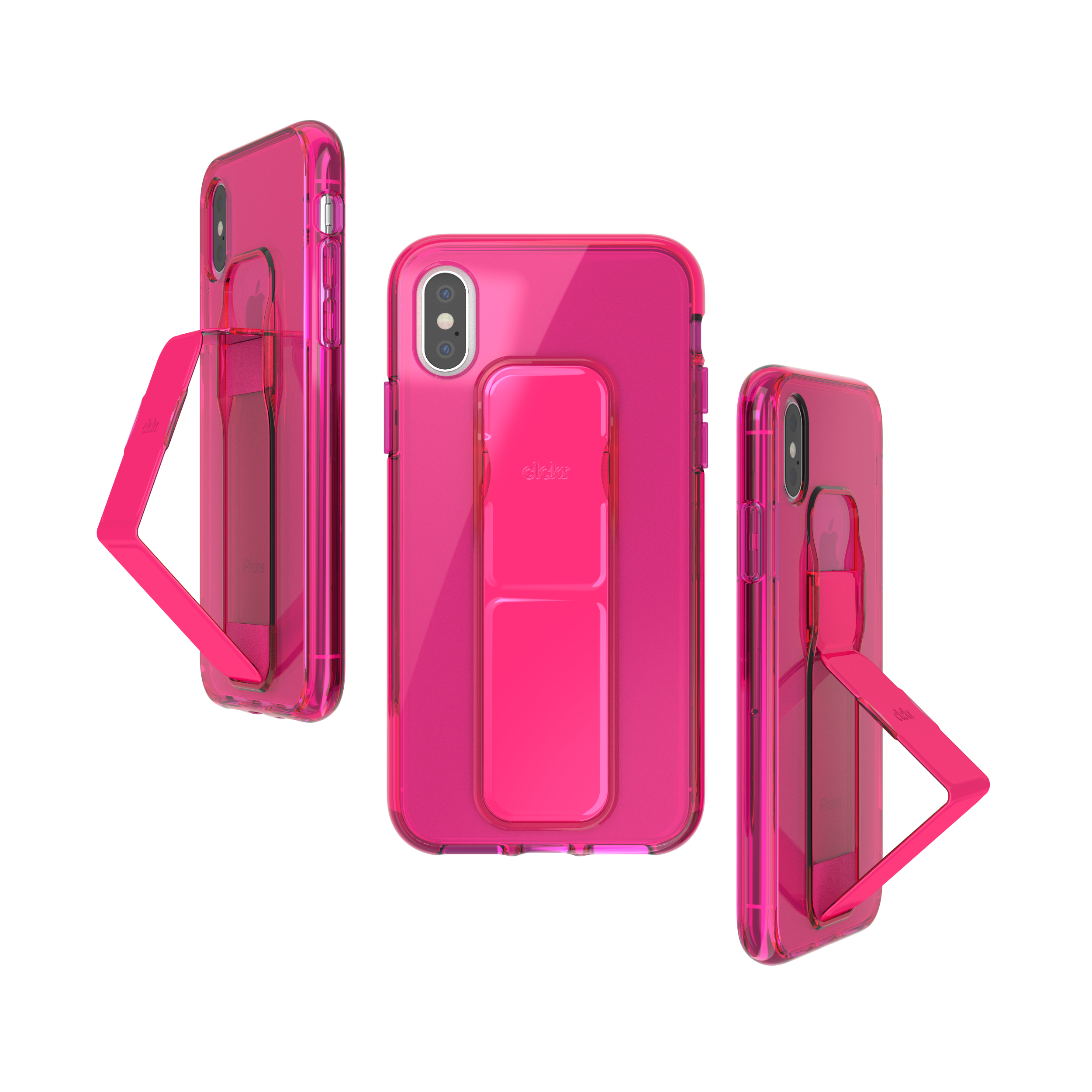Pink Clckr phone case