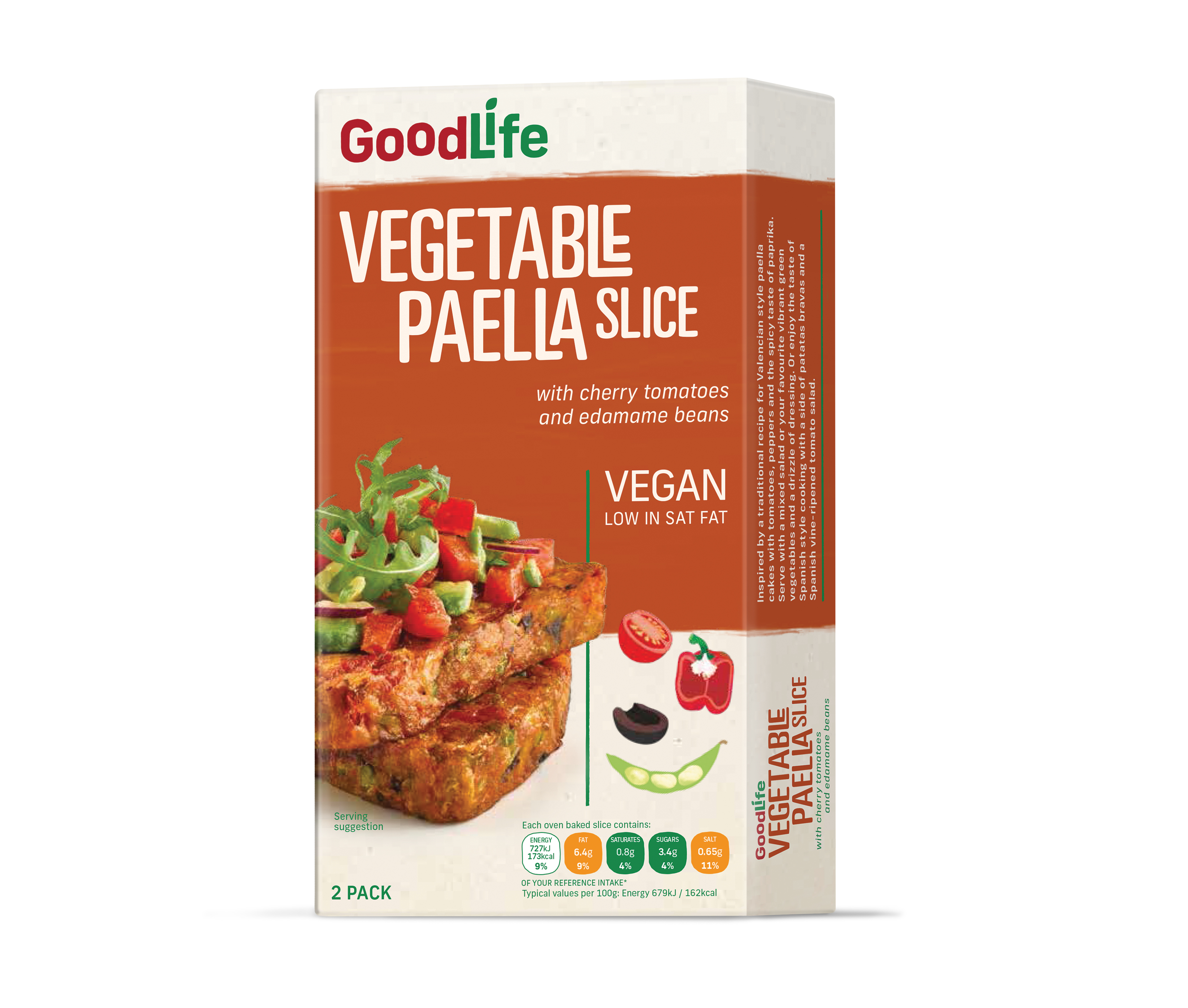 Goodlife Vegetable paella slice image