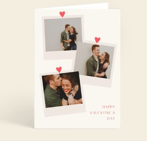 Valentine's Day Polaroid card