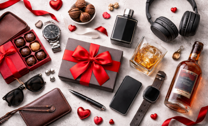 Valentine's Gift Guide for Him Banner