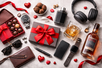 Valentine's Gift Guide for Him Banner