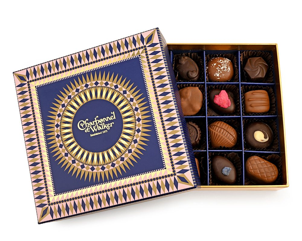 Valentine's Day Gift Guide For Him: Charbonnel et Walker - Victorian Fine Milk & Dark Chocolate Without Alcohol £30