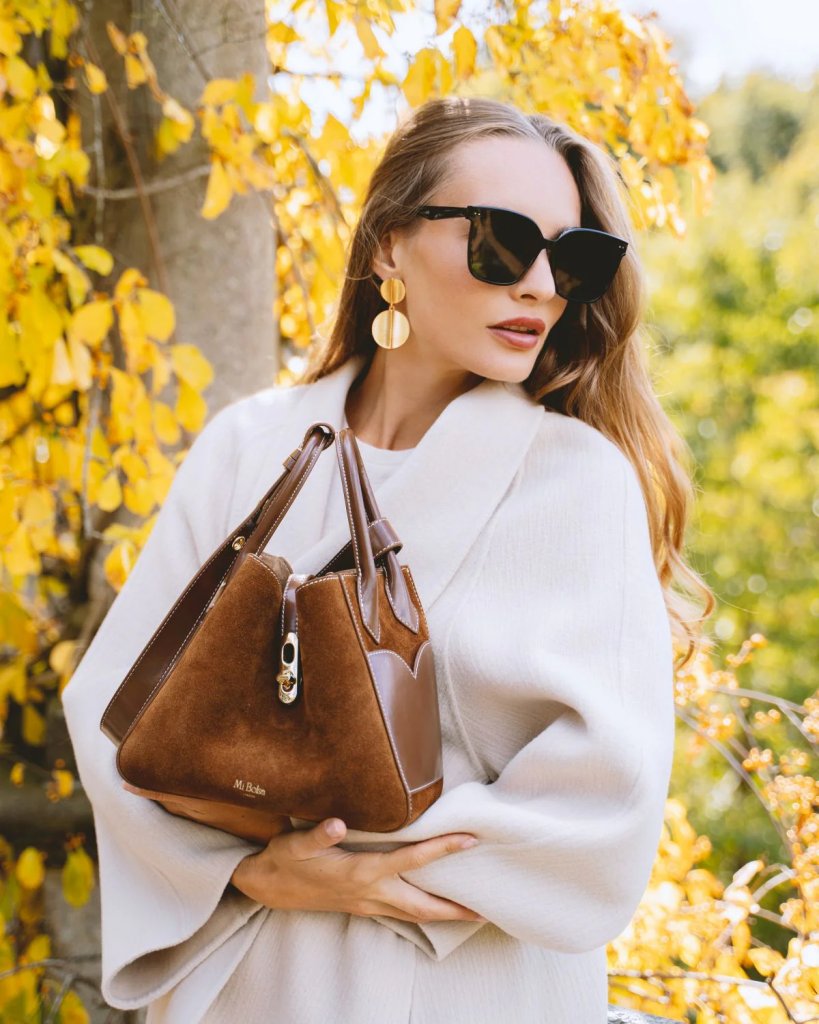 MI BOLSA - Cotswolds - Suede Brown £179