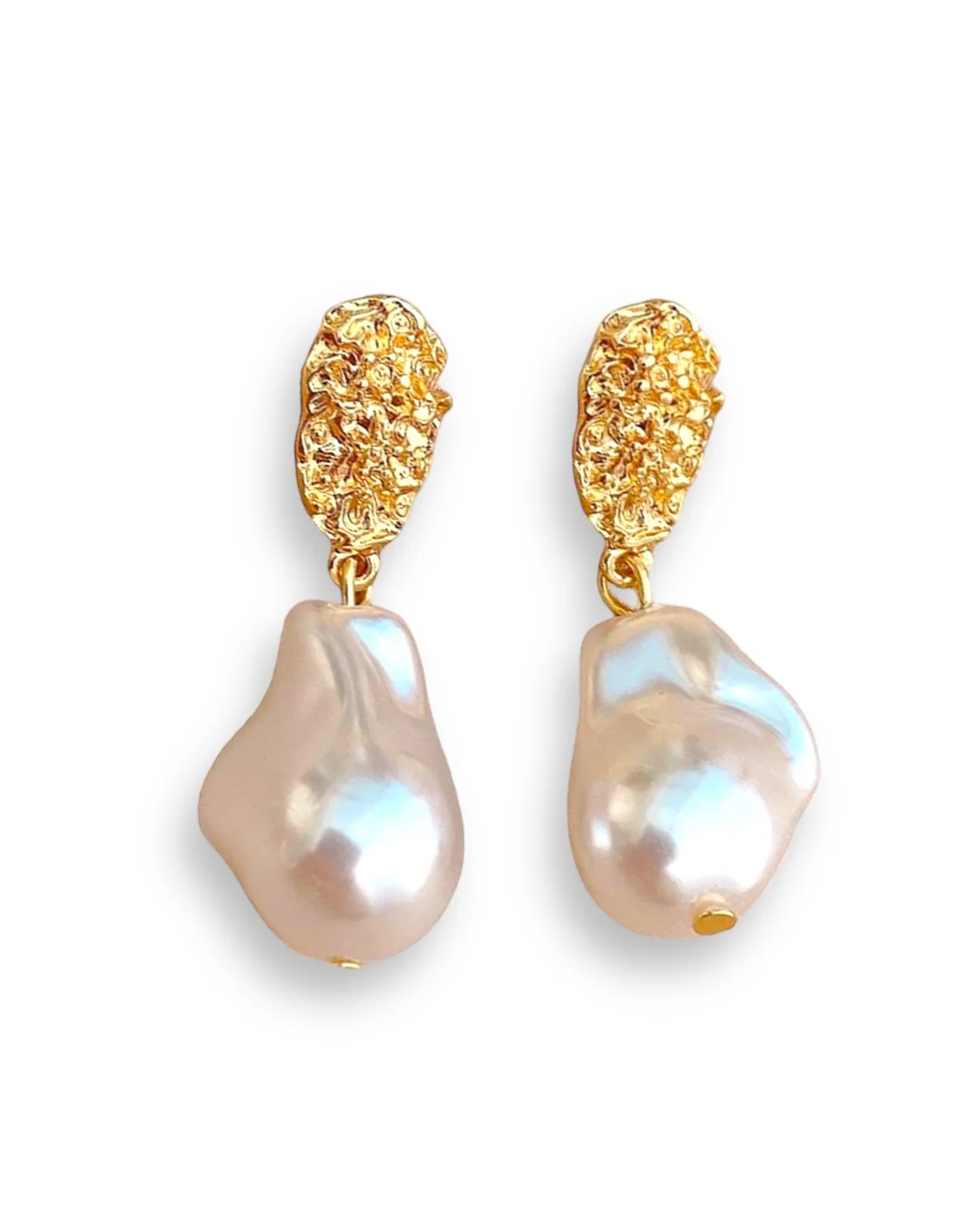 PINK PIGLET - Baroque Pearl Drop Earrings £75.00