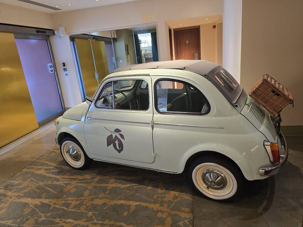 Pistaccio green Vintage 1960's Fiat 500