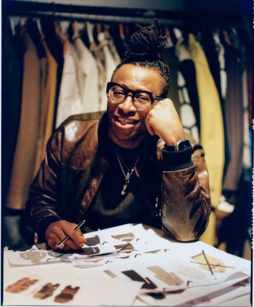 Dumbuya at the Labrum studio in London. Photo Credit: Francis Augusto (Bloomberg Pursuits)
